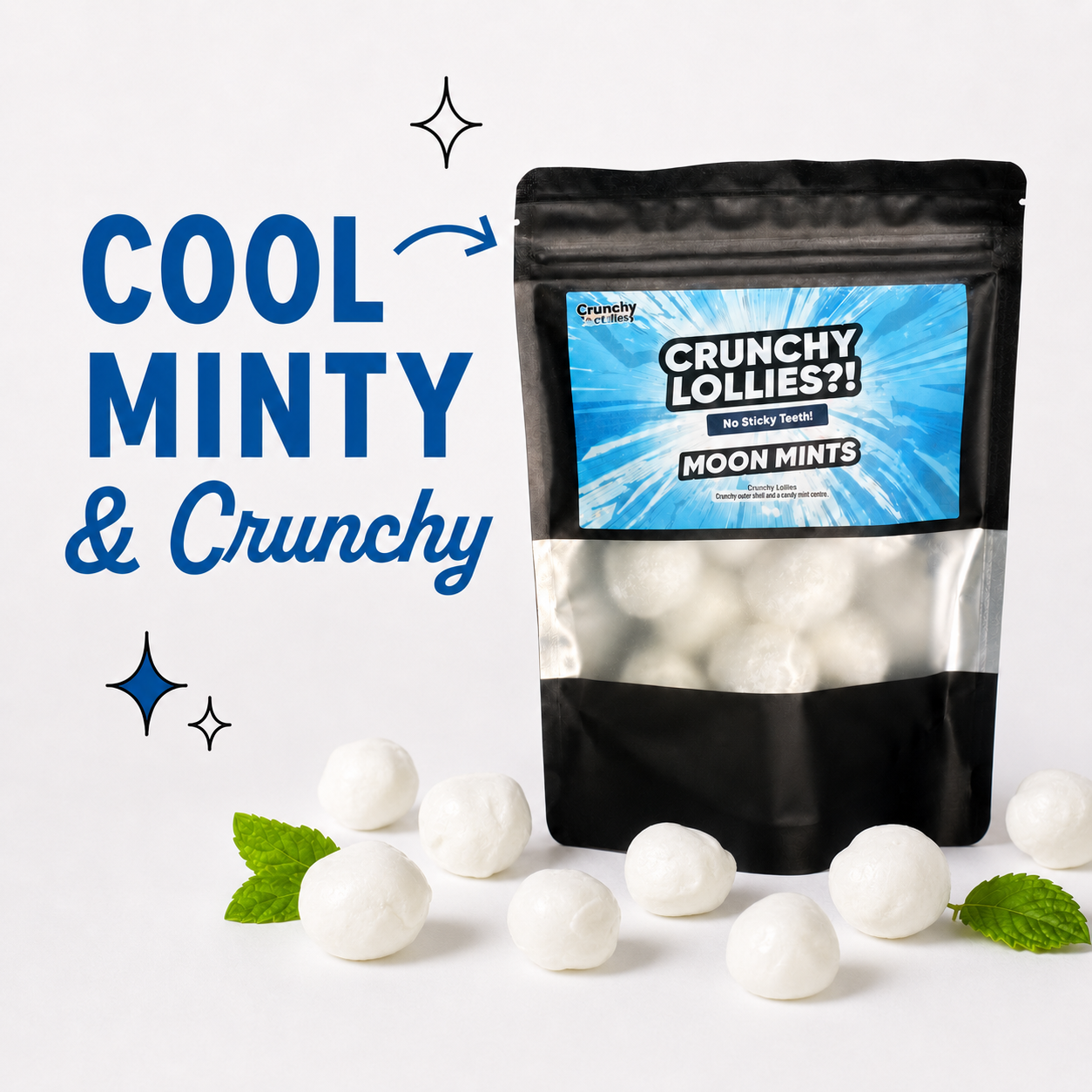 Moon Mints Freeze Dried Mint Lollies